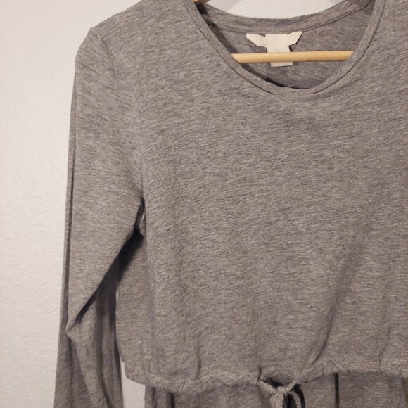 H&M Maternity Nursing Dress Grey Size S - Picture 4 of 8